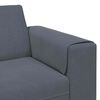 vidaXL Canap&eacute; de salon Gris fonc&eacute; 250 x 77 x 76 cm