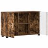 vidaXL Buffet avec &eacute;tag&egrave;re FLORIN Ch&ecirc;ne fum&eacute; 88,5 x 30,5 x 55,5 cm