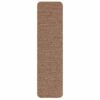 vidaXL Tapis Antid&eacute;rapants pour Escaliers 15 pcs Jaune 75 x 20 cm PP
