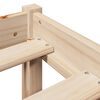 vidaXL Cadre de lit sans matelas 150x200 cm bois de pin massif