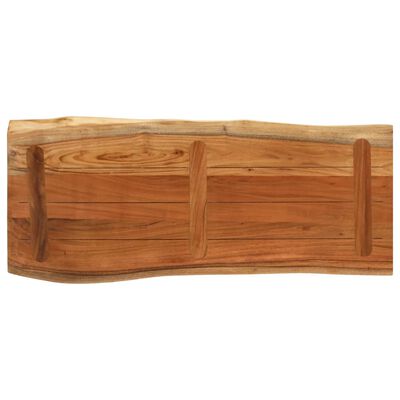 vidaXL Dessus de table 100x40x3,8 cm rectangulaire bois massif acacia