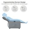 vidaXL Fauteuil inclinable &eacute;lectrique gris similicuir