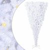 vidaXL Sapin de No&euml;l artificiel avec 300 LED Blanc 240 cm PVC et Acier