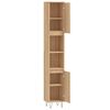 vidaXL Armoire salle de bain ch&ecirc;ne sonoma 30x30x190 cm