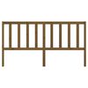 vidaXL T&ecirc;te de lit Marron miel 206x4x100 cm Bois massif de pin