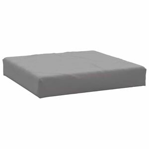 vidaXL Coussin de palette gris 60x60x9,5 cm tissu oxford