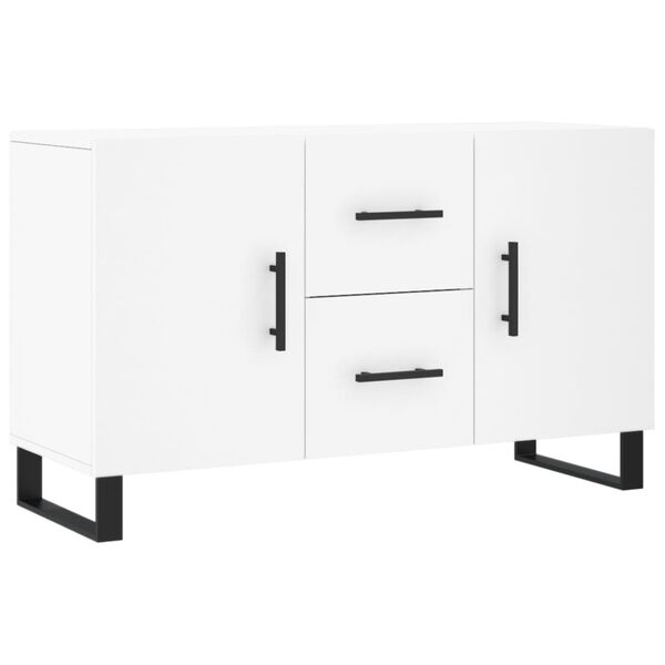 vidaXL Buffet blanc 100x36x60 cm bois d'ing&eacute;nierie