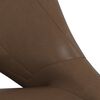 vidaXL Tabouret de bar Marron fonc&eacute; Similicuir