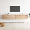 vidaXL Armoires murales 2 pcs 100x30x35 cm Bois de pin massif