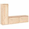 vidaXL Meubles TV 3 pcs Bois massif de pin