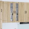 vidaXL Armoire de cuisine avec &eacute;tag&egrave;re Ch&ecirc;ne Sonoma 60 x 31 x 100 cm