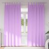 vidaXL Rideaux occultants avec anneaux 2 pcs Violet 245 x 140 cm