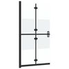 vidaXL Paroi de douche pliable Verre ESG demi-d&eacute;poli 70x190 cm