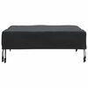 vidaXL Housse de Table Uni Noir 72 x 72 x 15 cm tissu