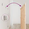 vidaXL T&ecirc;te de lit murale 147x3x90 cm Bois massif de pin