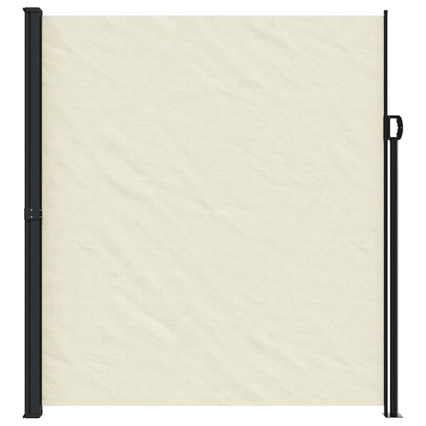 vidaXL Auvent lat&eacute;ral r&eacute;tractable cr&egrave;me 220x300 cm