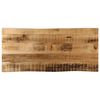vidaXL Dessus de table bord vivant 90x40x2,5 cm bois de manguier brut