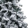 vidaXL Sapin de No&euml;l artificiel Blanc 150 cm PVC, Acier et Plastique