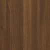 vidaXL Table basse Chêne marron 80x50x36 cm Bois d'ingénierie