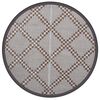 vidaXL Tapis d'ext&eacute;rieur ARAKIL marron &Oslash;120 cm PP