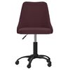 vidaXL Chaise pivotante de salle &agrave; manger Violet Tissu