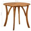 vidaXL Ensemble &agrave; manger de jardin 5 pcs Marron