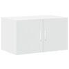 vidaXL Armoire de rangement blanc 70x42,5x225 cm bois d'ing&eacute;nierie