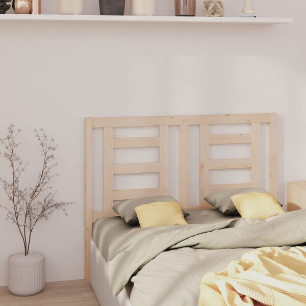 vidaXL T&ecirc;te de lit 146x4x100 cm Bois massif de pin