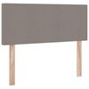 vidaXL Lit avec rangement et matelas avec matelas Taupe 120 x 200 cm