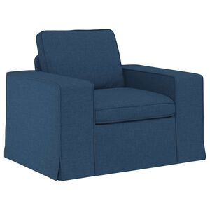 vidaXL Canap&eacute; Bleu 103 x 80 x 82 cm tissu