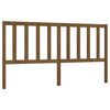 vidaXL T&ecirc;te de lit Marron miel 206x4x100 cm Bois massif de pin