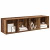vidaXL Ensemble meuble TV 2 pcs Bois Ancien 37 x 35 x 72 cm