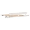 vidaXL Cadre de lit Blanc 180 x 200 cm bois