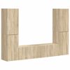 vidaXL Ensemble meuble TV 6 pc Ch&ecirc;ne Sonoma Bois d'ing&eacute;nierie