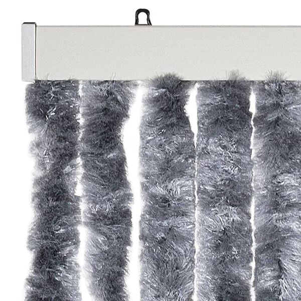 vidaXL Moustiquaire Argent&eacute; 100x220 cm Chenille