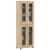 vidaXL Haut Armoire Ch&ecirc;ne Sonoma 60 x 35 x 182 cm Bois d'ing&eacute;nierie