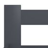 vidaXL Cadre de lit sans matelas gris foncé pin massif 160x200 cm