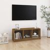 vidaXL Meuble TV Marron miel 104x33x41 cm Bois de pin massif