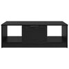vidaXL Table basse Ch&ecirc;ne noir 102 x 50 x 36cm Bois d'ing&eacute;nierie