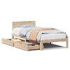 vidaXL Cadre de lit avec tiroirs sans matelas 90x200 cm