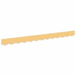 vidaXL Remplacement de lambrequin Sable 329 x 20 cm Polyester