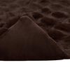 vidaXL Couverture en Fourrure de Lapin Synth&eacute;tique 4 pcs Camel