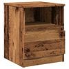 vidaXL Table de chevet vieux bois 40x40x50 cm bois d&rsquo;ing&eacute;nierie