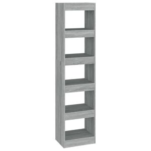 vidaXL Biblioth&egrave;que/S&eacute;parateur de pi&egrave;ce Sonoma gris 40x30x166 cm