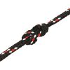 vidaXL Corde de bateau Noir 2 mm 50 m Polypropyl&egrave;ne