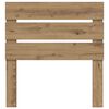 vidaXL T&ecirc;te de lit Ch&ecirc;ne artisanal 75 cm Bois d'ing&eacute;nierie