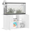 vidaXL Support pour aquarium blanc 101x41x58 cm bois d'ing&eacute;nierie