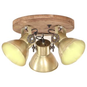 vidaXL Plafonnier industriel 25 W Laiton 42x27 cm E27