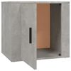 vidaXL Table de chevet Gris b&eacute;ton 50x39x47 cm