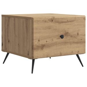 vidaXL Table basse Ch&ecirc;ne artisanal 49 x 50 x 40 cm Bois d'ing&eacute;nierie